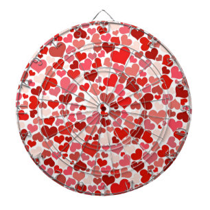 Cible De Fléchettes Coeurs