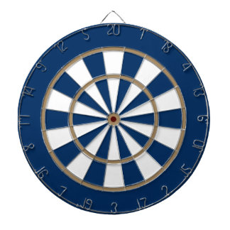 Cible de flechettes colorée dans des couleurs de