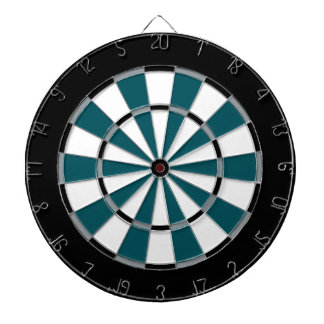 Cible de flechettes colorée dans des couleurs de