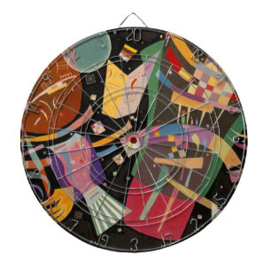 Cible De Fléchettes Composition Kandinsky 10 Peinture Abstraite