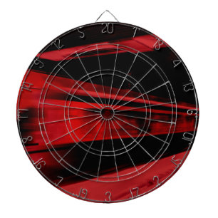 Cible De Fléchettes Concept de mouvement moderne et cool en rouge et n
