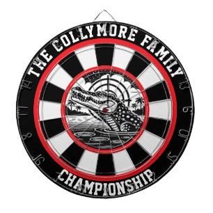 Cible De Fléchettes Conception ciblée du lac Crocodile