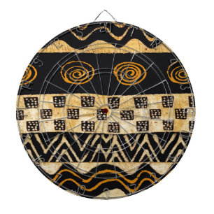 Cible De Fléchettes Conception de chaman tribal africain