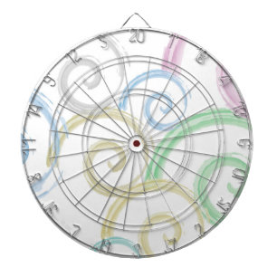 Cible De Fléchettes Cool, brosses à la mode et modernes de couleur