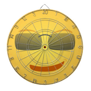 CIBLE DE FLÉCHETTES COOL FACE DARTBOARD AVEC DARTS