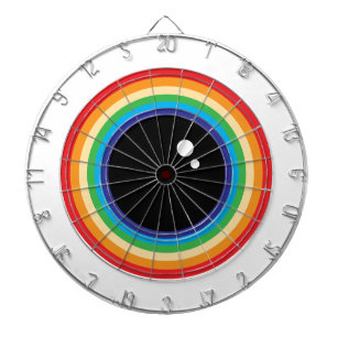 Cible De Fléchettes Cool Rainbow Eyeball