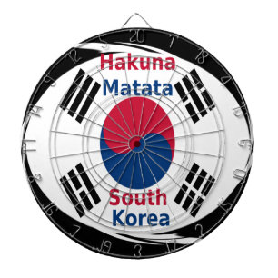 Cible De Fléchettes Corée du Sud Hakuna Matata Art Imprimer/Graphique