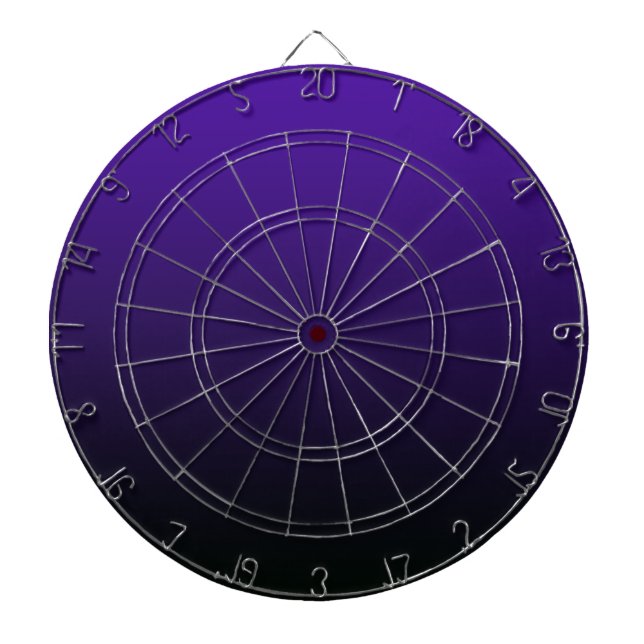 Cible De Fléchettes Couleur violet foncé à noir (Devant)