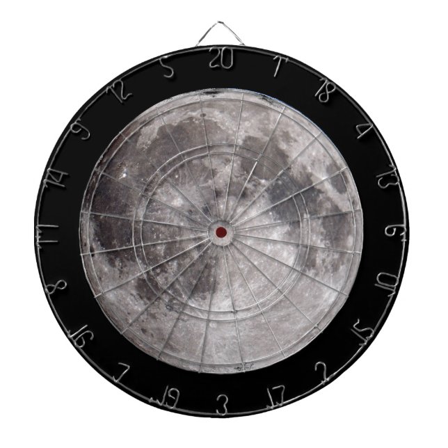 Cible De Fléchettes Courbe de la Lune - Astronomie de l'astronome (Devant)