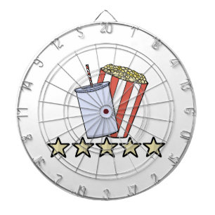 Cible De Fléchettes Critique de film personnalisée 5 étoiles Popcorn B