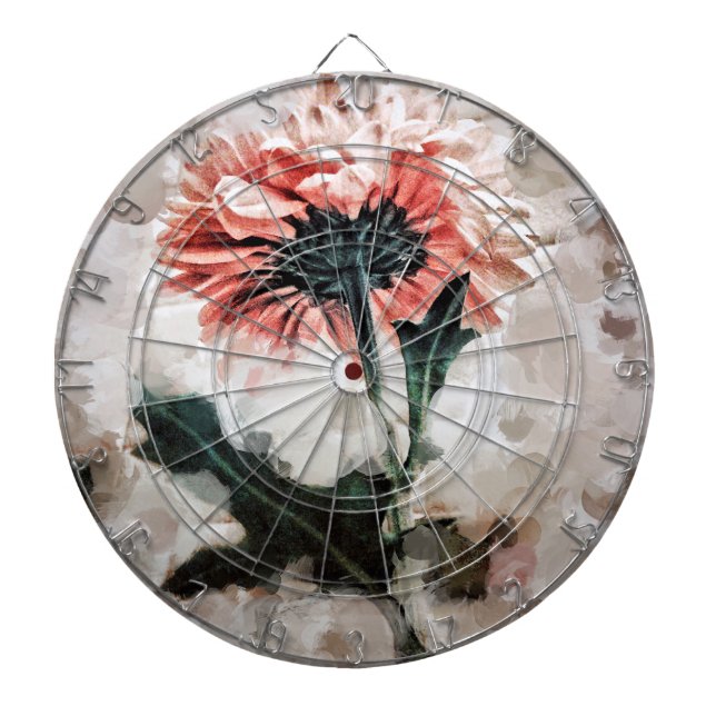 Cible de flechettes Dahlia Dreamy flottante (Devant)