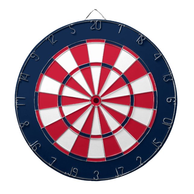 Cible de flechettes dans des couleurs d'hockey de (Devant)