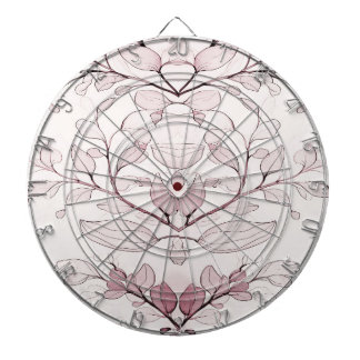 Cible De Fléchettes Darboard Feuille rouge moderne