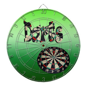 Cible De Fléchettes Darts Logo Et Dartboard,