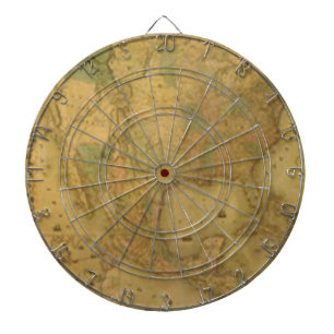 CIBLE DE FLECHETTES de carte USA