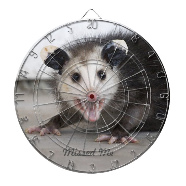 Cible de flechettes de cible d'opossum de bébé (Devant)
