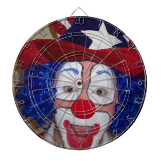 Cible de flechettes de clown