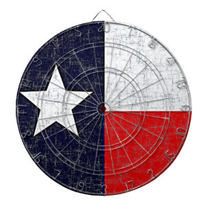 Cible de flechettes de DRAPEAU d'ÉTAT du TEXAS