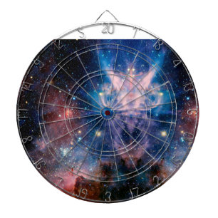 Cible de flechettes de galaxie