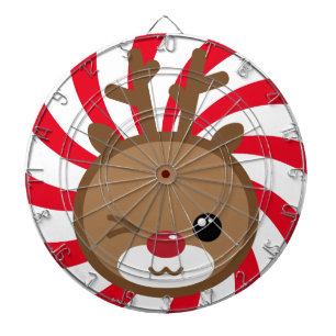 Cible de flechettes de Kawaii Reindeer