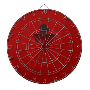 Cible de flechettes de l'ange saignant