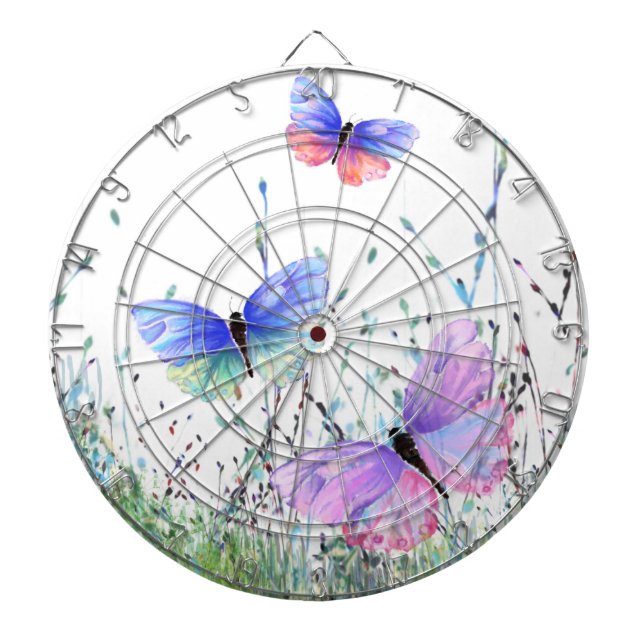 Cible de flechettes de papillons volants (Devant)