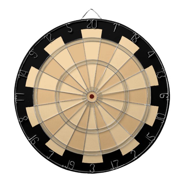 Cible de flechettes de régulation Brown et Tan Com (Devant)
