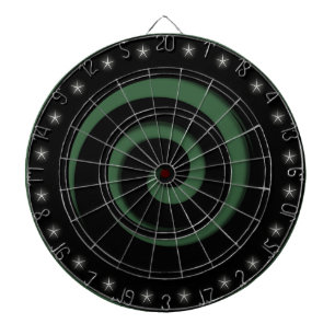 Cible de flechettes de régulation de la spirale ve