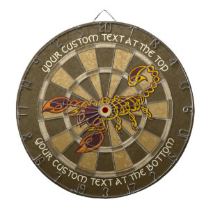 Cible de flechettes de scorpion de noeud celtique