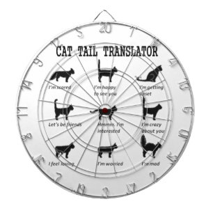 CIBLE DE FLECHETTES DE TRADUCTEUR DE QUEUE DE CAT