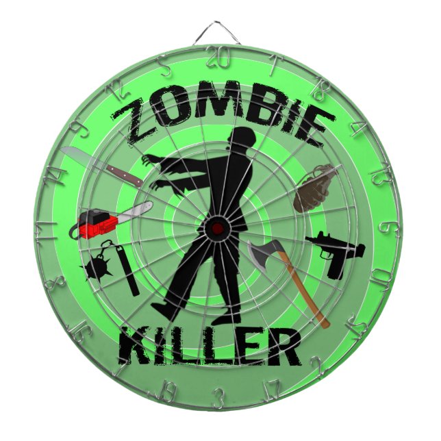 CIBLE DE FLECHETTES DE TUEUR DE ZOMBI (Devant)