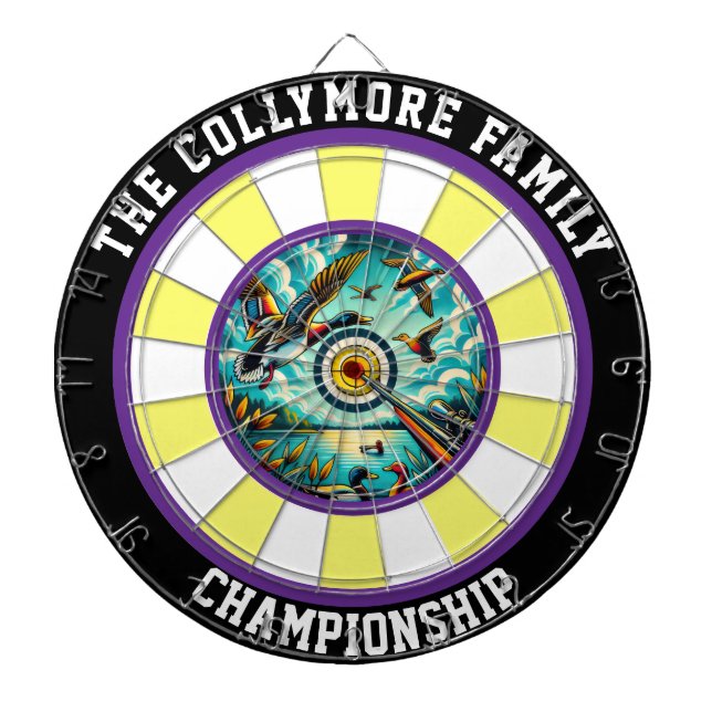 Cible De Fléchettes Décor mural rustique (Devant)