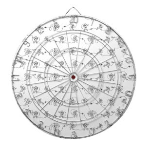 Cible de flechettes des astronautes