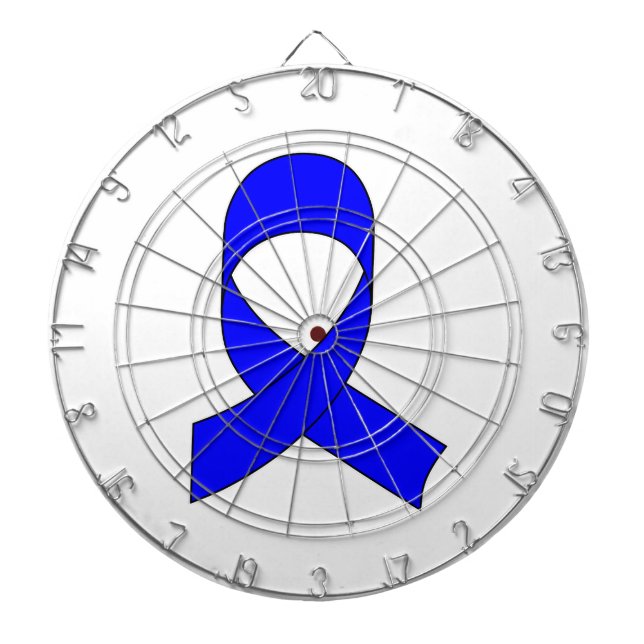 Cible De Fléchettes Dessin de ruban bleu (Devant)