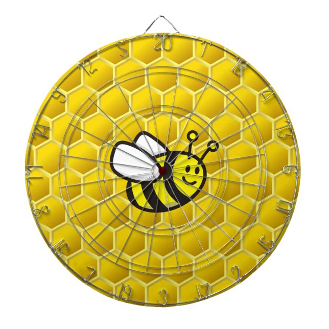 Cible De Fléchettes Dessin sur les abeilles (Devant)