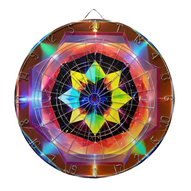 Cible De Fléchettes "Dessiner au rythme" "La précision rencontre le ry (Devant)