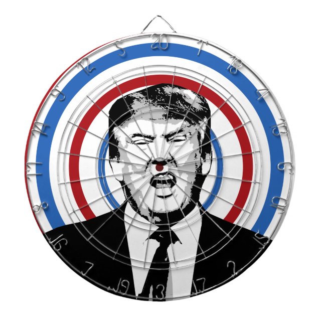 Cible de flechettes Donald Trump (Devant)