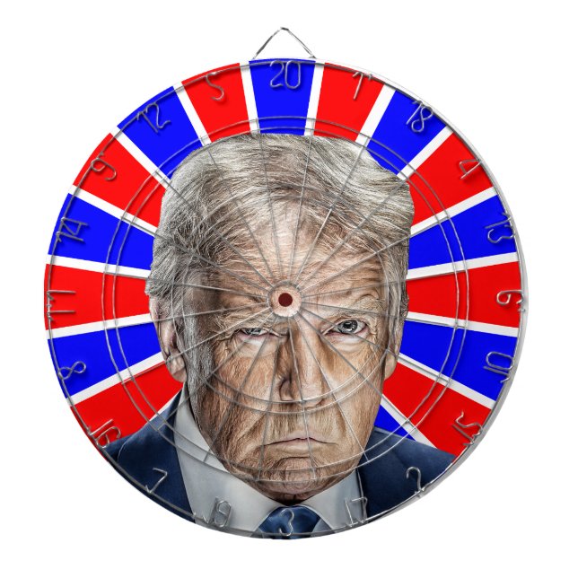 Cible de fléchettes Donald Trump (Devant)