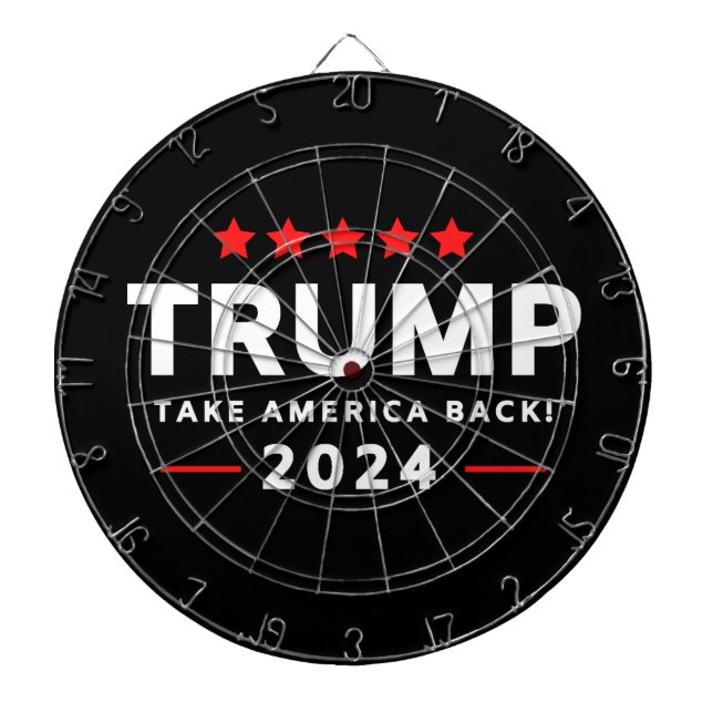 Cible De Fléchettes Donald Trump 2024 et l'Amérique (Devant)