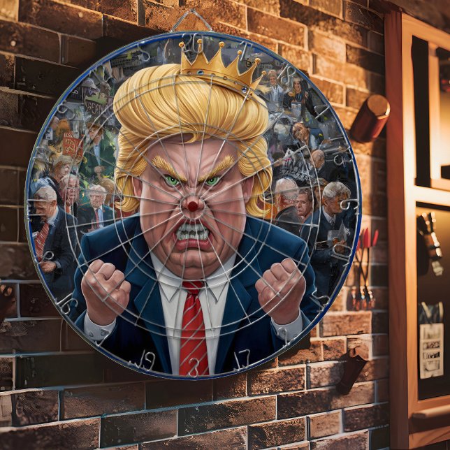 Cible De Fléchettes Donald Trump Le roi des fléchettes (Créateur téléchargé)