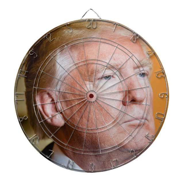Cible De Fléchettes Donald Trump Portrait (Devant)