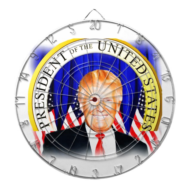 Cible De Fléchettes Donald TRUMP-pour le président des États-Unis _ (Devant)