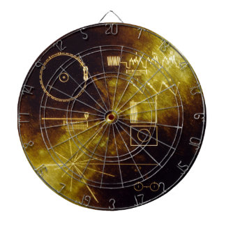 Cible De Fléchettes Dossier d'or du Voyager