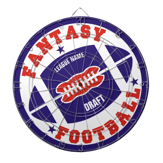 Cible De Fléchettes Draft Imaginaire Football (Devant)