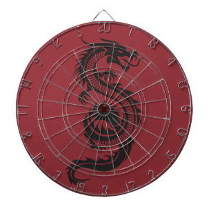 Cible De Fléchettes Dragon chinois