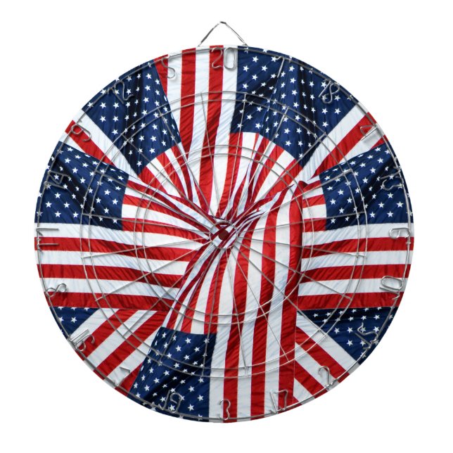 Cible De Fléchettes Drapeau américain 2412 (Devant)