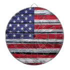 Drapeau américain Bois rustique