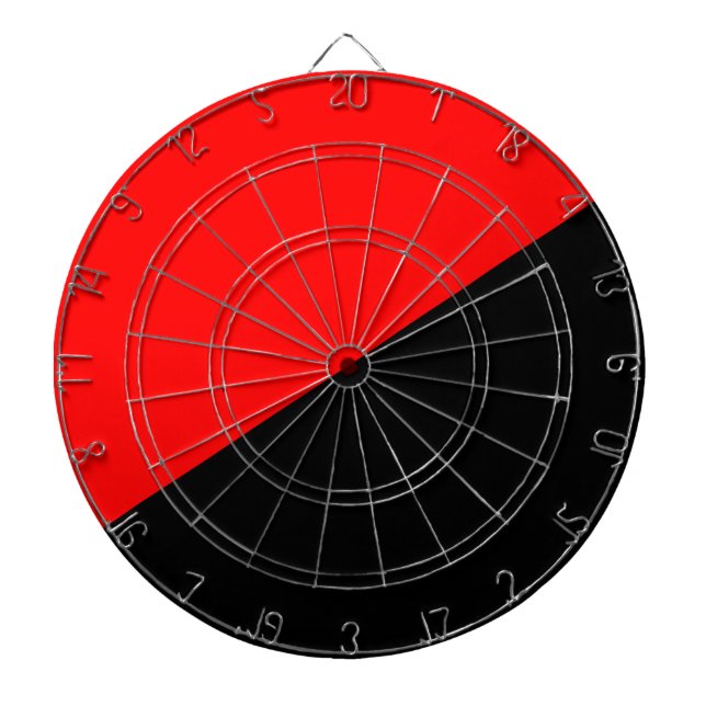 Cible De Fléchettes Drapeau anarchiste (Anarchisme) (Devant)