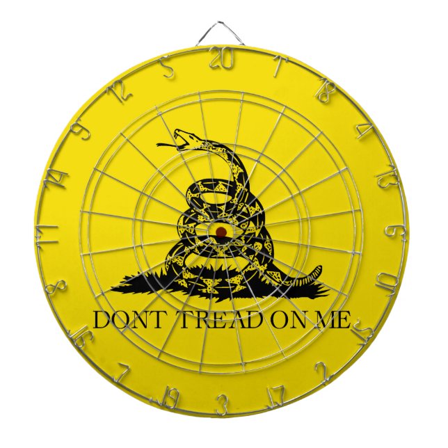 Cible De Fléchettes Drapeau de crotale de Gadsden : Guerre révolutionn (Devant)