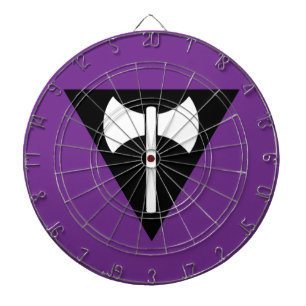 Cible De Fléchettes Drapeau de fierté lesbienne SlipperyJoe puissant s